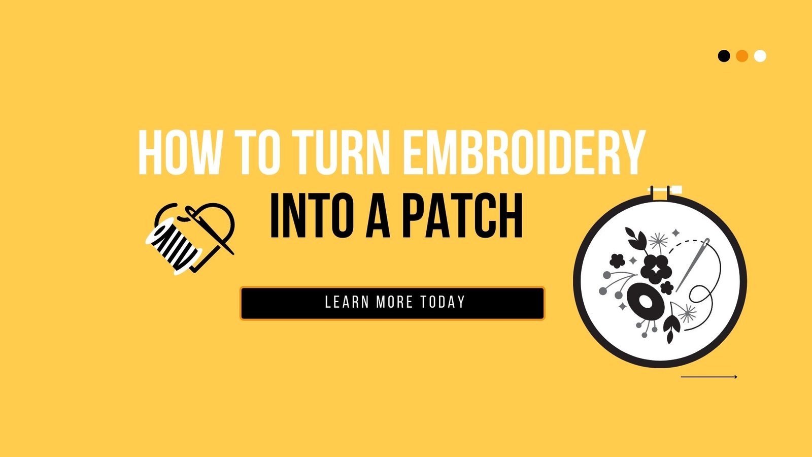How to Turn Embroidery Into a Patch